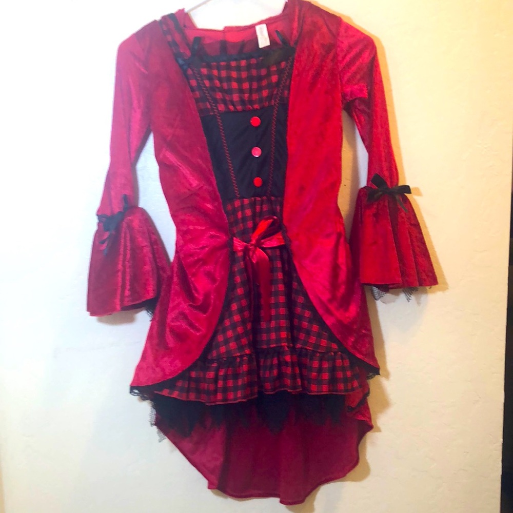 NWOT Little Red Hood Girls Costume Size M 7-8